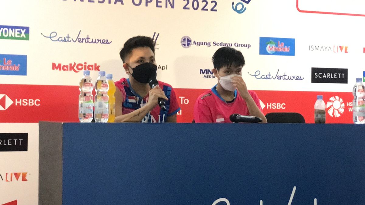 Falling From The Second Seed From South Korea In The Quarter Finals Of The Indonesia Open 2022, Apriyani/Siti Fadia: We Will Always Learn