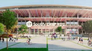 Spotify Pastikan Namanya Terpasang di Seragam Barcelona  dan Stadion Camp Nou dengan Kontrak 4 Tahun