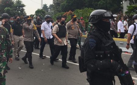 Cerita Kapolda Metro Demo 1310 Disusupi Anarko di Patung Kuda