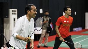 Jonatan Christie Pamer Main Badminton Bareng Jokowi, Netizen Iseng Singgung Bonus Cair
