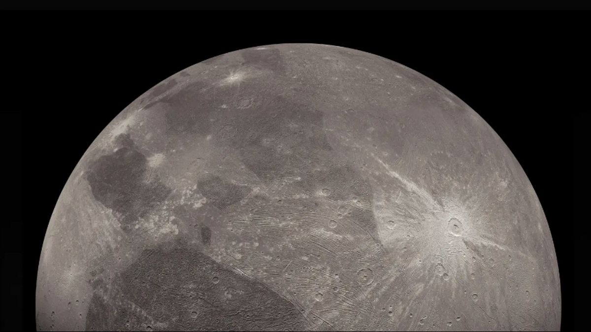 宇航局朱诺·纳萨·阿马蒂·萨拉姆(Juno NASA Amati Salt)在甘尼梅德月球表面