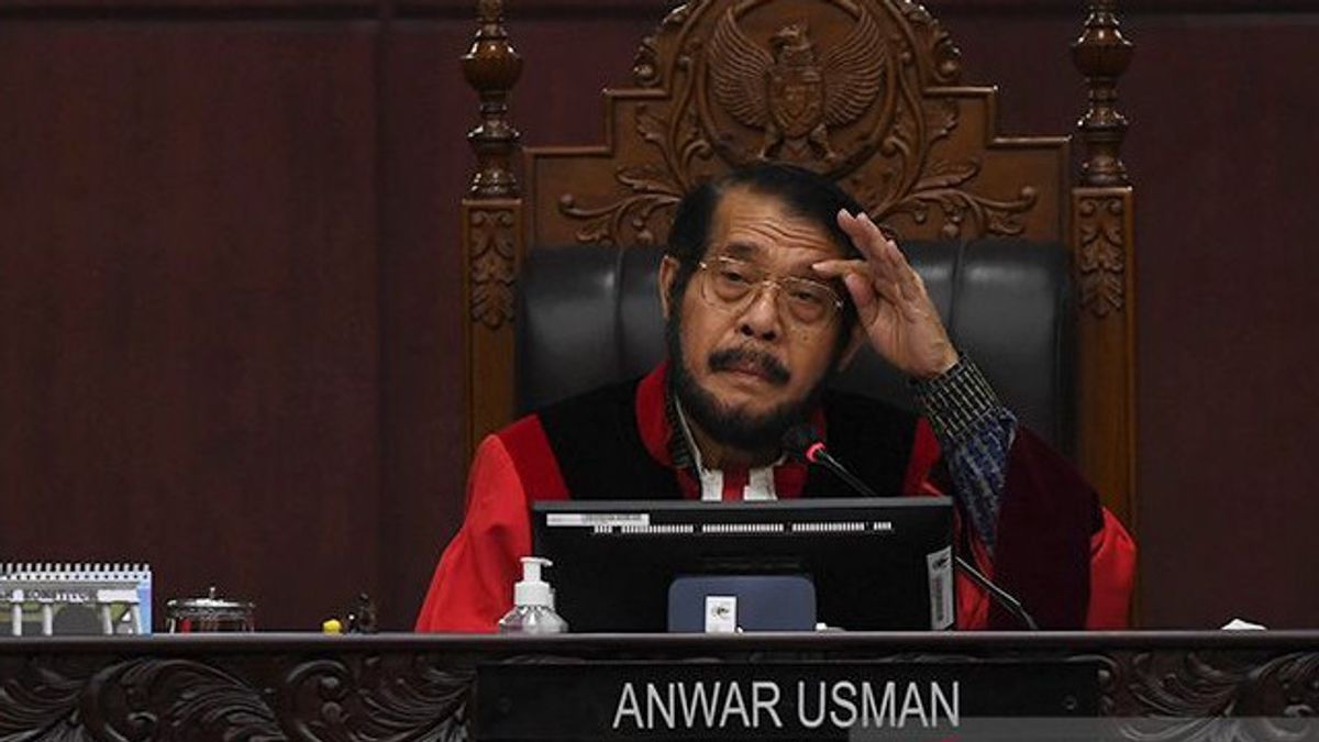 End Of Drama Election Of Chief Justice Of The Constitutional Court: Anwar Usman Elected For The 2023-2028 Period