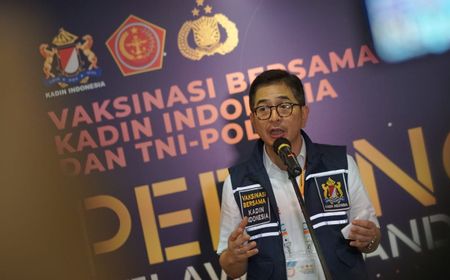 Kadin Indonesia Bersama TNI-POLRI Vaksinasi Gratis 15 Ribu Peserta