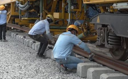 KCIC Rampungkan Pemasangan Rel Kereta Cepat Jakarta-Bandung untuk Uji Dinamis G20