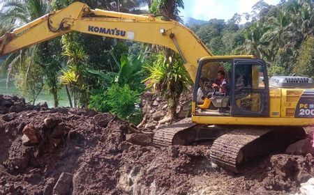 Pascalongsor, Jalan Tertimbun di Tanjung Sani ke Tanjung Raya Agam Sudah Bisa Dilalui Kendaraan