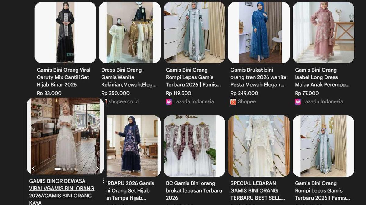 Pas seulement Binor ! Voici en fait une explication de ce qu'est Gamis Bini Orang Sebenarnya