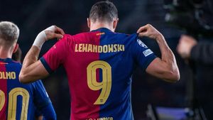 Lewandowski Exceeds 100 Goals In The Champions League When Barcelona Beats Brest