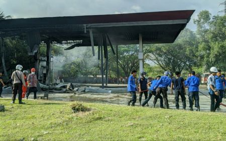 Bermula dari Percikan Api di Mobil, SPBU di Pangkep Sulsel Ludes Terbakar: Anggota TNI dan Anaknya Jadi Korban