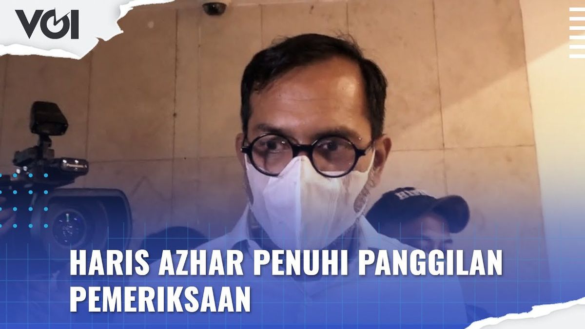 VIDEO: Visit Polda Metro Jaya, This Is What Haris Azhar Said