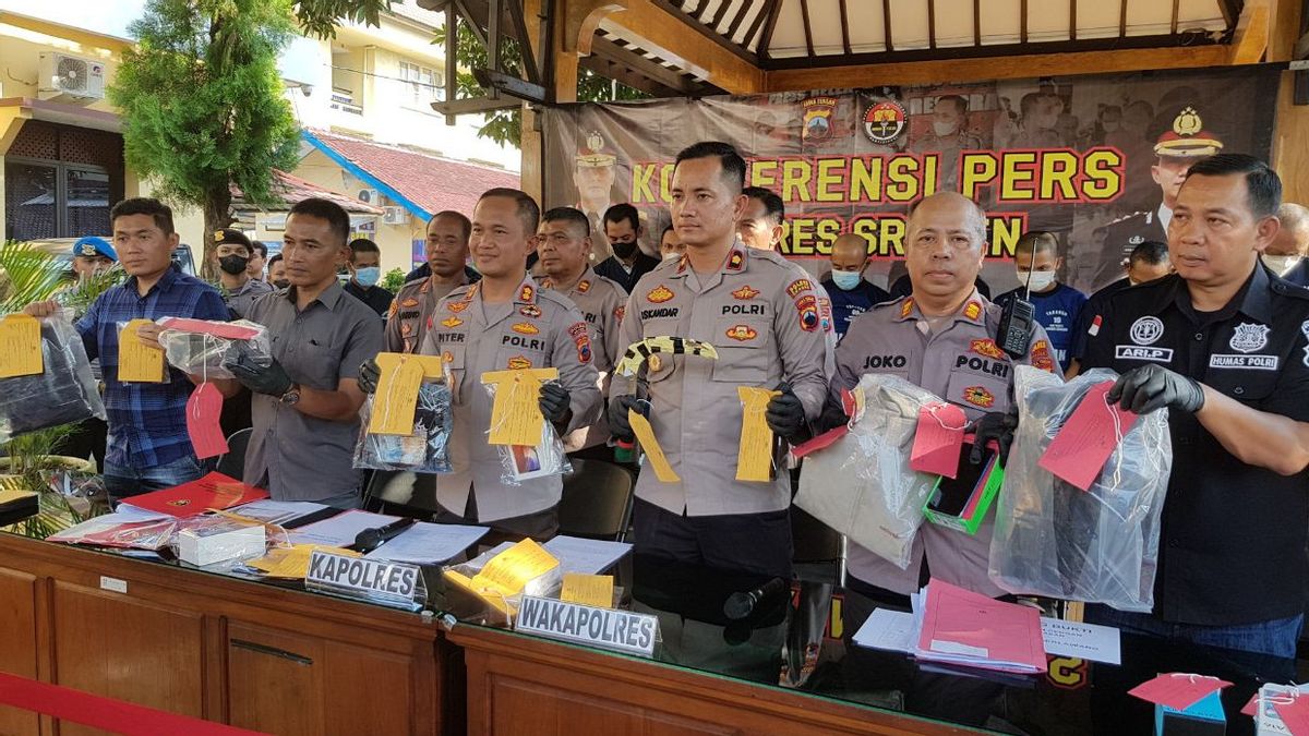 Dalam Waktu 2 Bulan, 33 Perkara Tindak Pidana yang Dilaporkan di Polres Sragen, 22 Kasus Diungkap