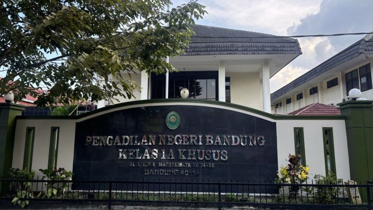 Aujourd’hui, PN Bandung revient sur le titre du prélèvement du tribunal Pegi Setiawan, la police de Jabar obligatoire est présente