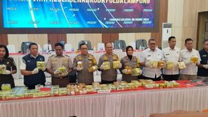Polda Lampung Tangkap Jaringan Narkoba Asal Malaysia, 87,5 Kg Sabu Disita