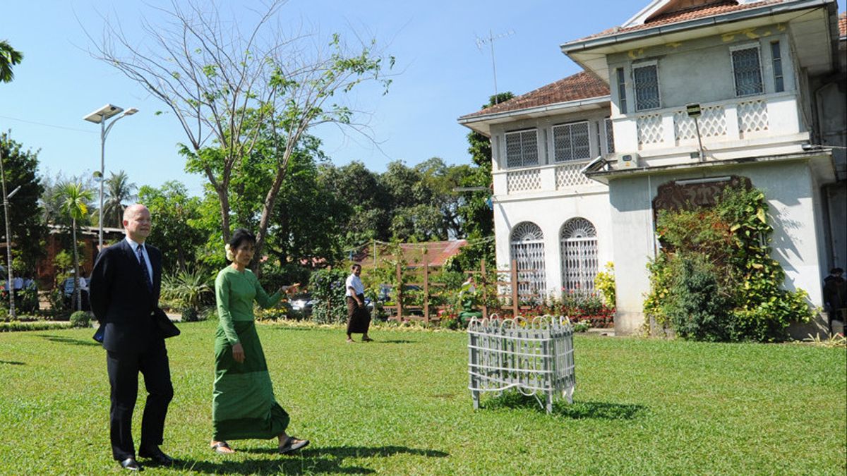 ミャンマー地方裁判所による1兆4000億ルピア相当のアウンサンスーチー氏の住宅オークション