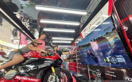 Pertamina Hadirkan Simulator MotoGP di Bali