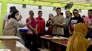 Kaesang Supports MSMEs To Advance In Class When Visiting Dodol And Skin Factorys In Garut