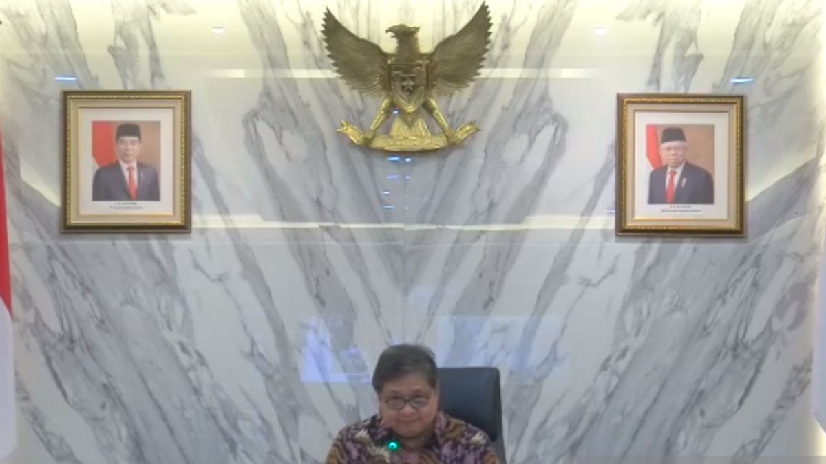 协调部长airlangga重视印度尼西亚在2023年摆脱全球经济衰退