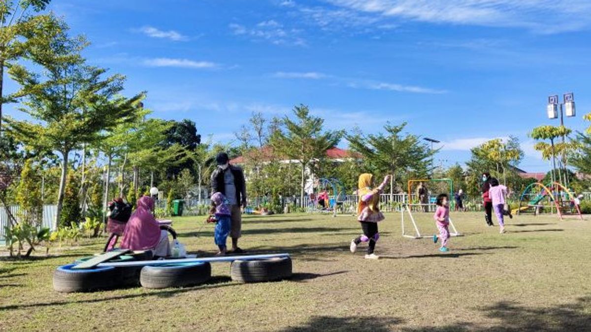 Taman Palangka Raya Kalteng Mendapat Predikat Ruang Bermain Ramah Anak