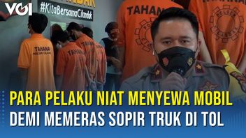VIDEO: Police Arrest Toll Thugs Extorting Truck Drivers With Turnover Rp1 Million Per Day