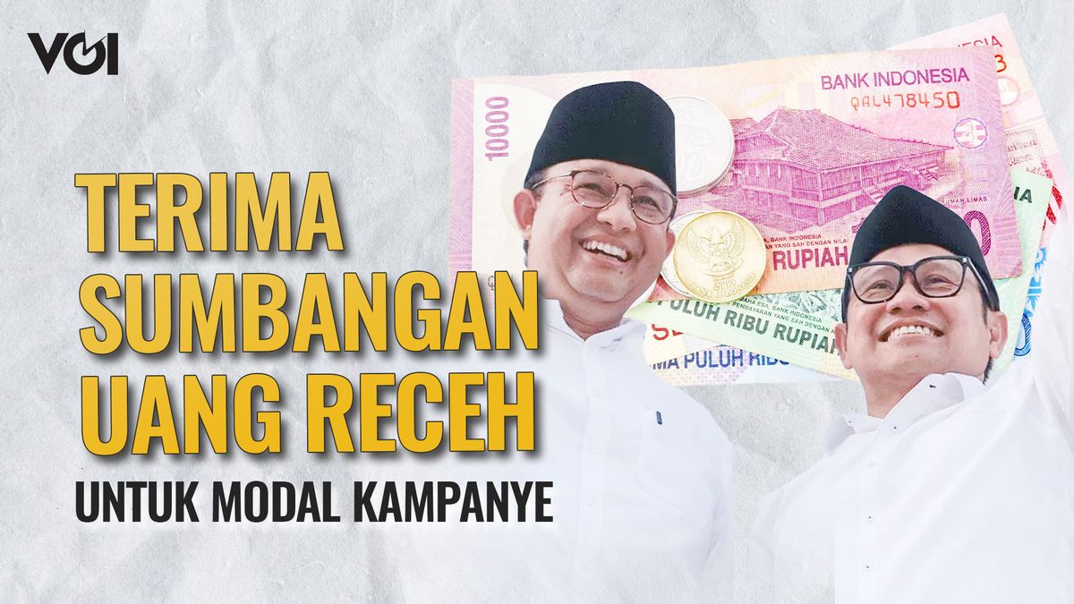 VIDEO: Anies-Cak Imin Given A Receh Money Donation After Campaigning In North Jakarta