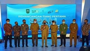 PTPP Lakukan Pemancangan Tiang Pertama SPAM Lintas Kota Pekanbaru dan Kabupaten Kampar