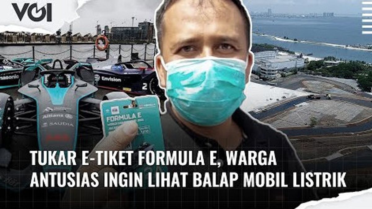 VIDEO: Ahead Of Formula E In Ancol, Enthusiastic Residents To Exchange Tickets