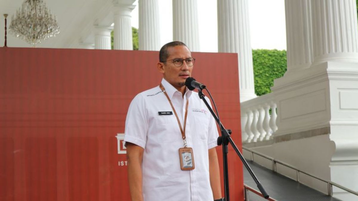 حول حدث الدراجة الترابية أضر ببيئة Ranca Upas Bandung ، إليك رد وزير السياحة والاقتصاد الإبداعي Sandiaga