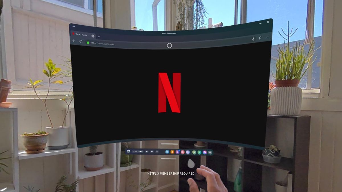 Meta Quest Users Can Watch Netflix In Browser