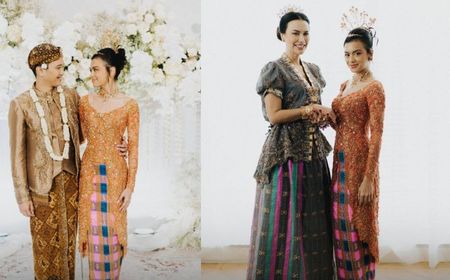 Adu Cantik Eva Celia dan Sophia Latjuba dalam Baju Adat yang Berbeda, Bak Kakak Adik