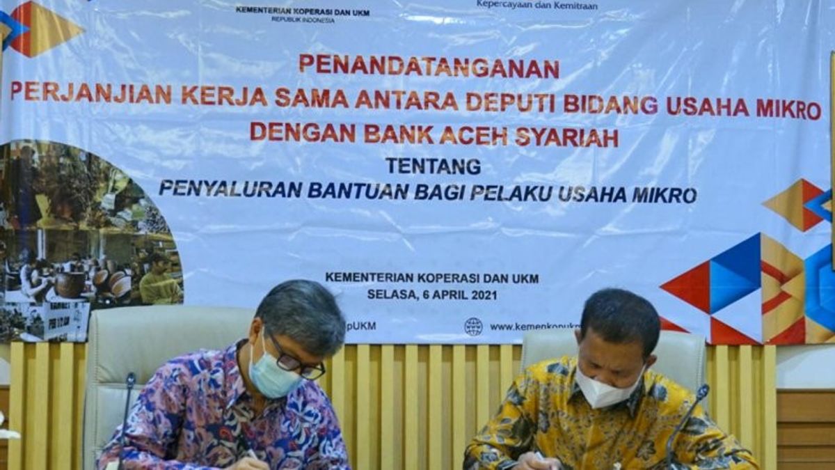 Bank Aceh Syariah Jadi Penyalur BPUM bagi Pelaku Usaha Mikro