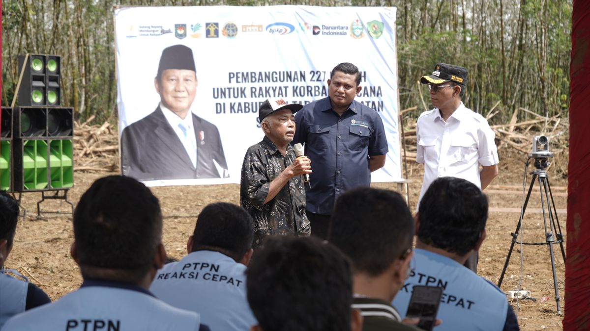 Gandeng PTPN IV, Pemerintah Mulai Bangun Hunian Tetap Korban Banjir Batang Toru