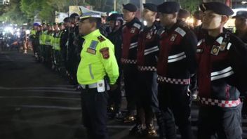 Polres Garut Patroli Pemberlakuan Jam Malam bagi Pelajar