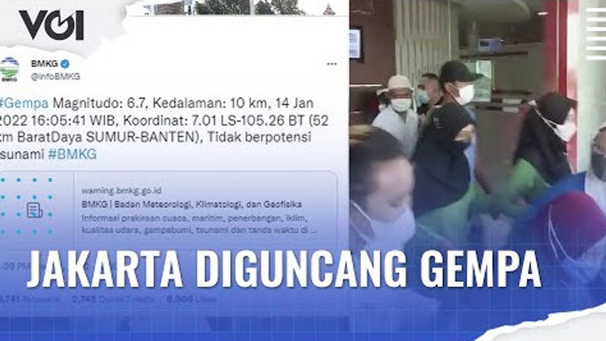 VIDÉO: Jakarta Secouée Par Un Tremblement De Terre, Voici Comment Les Résidents Paniqués