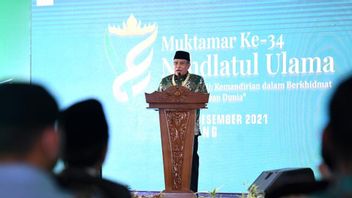 KH Said Aqil In Front Of The Congress Participants: NU Supports The Dissolution Of Organization Supporting The Caliphate, 212 Is A Political Movement