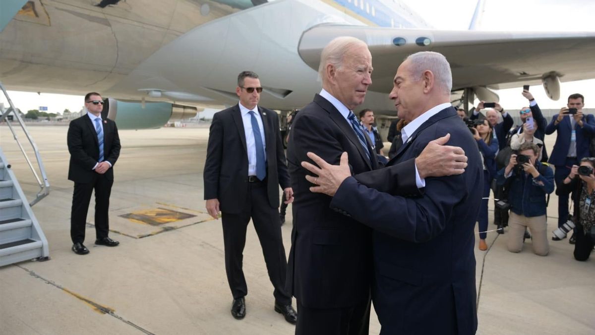 Meeting Prime Minister Netanyahu, President Biden Calls The Explosion At Gaza Hospital Not Because Of Israeli Attacks