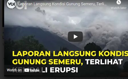 Video: Laporan Langsung Kondisi Gunung Semeru, Terlihat Kembali Erupsi