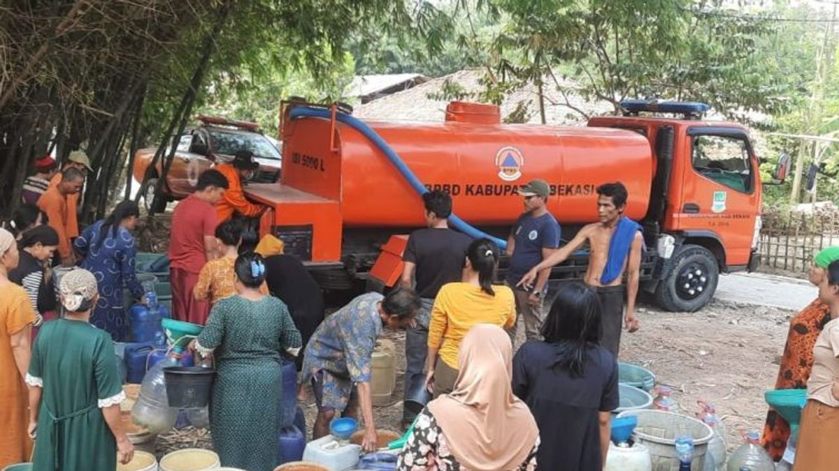 18 Thousand Residents Of Bekasi Regency Affected By Drought