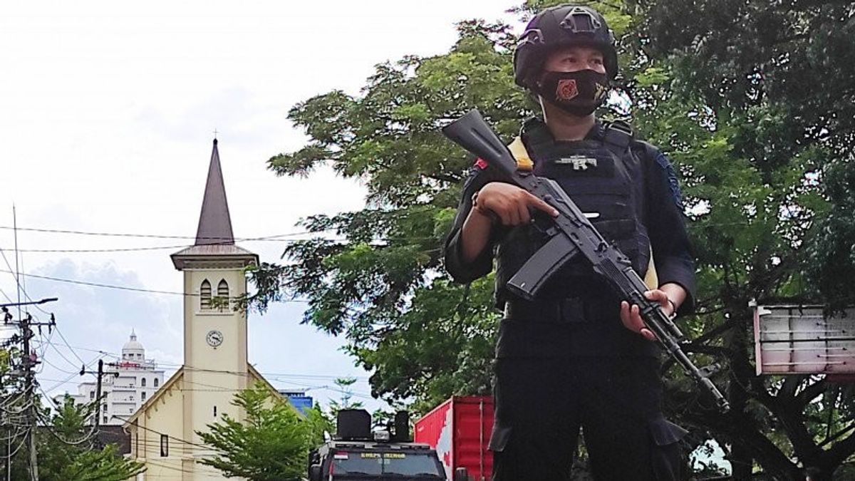 The National Police Determines 53 Suspected Terrorists In Makassar As Suspects