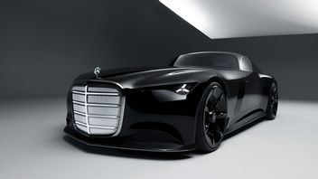 This Is The Memuka Vision Iconic Concept Car From Mercedes-Benz, A Combination Of Design Art Deco And Advanced Technology