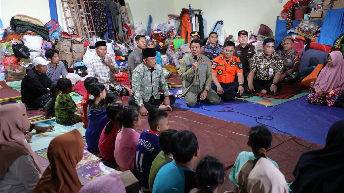 Tanah Bergerak di Tegal, BNPB Siapkan 900 Huntara dan Dana Tunggu Hunian Rp600 Ribu per KK