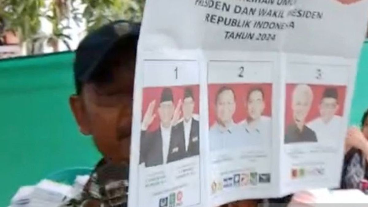 巴瓦斯卢茂物发现总统选举投票信据称是Prabowo-Gibran的。
