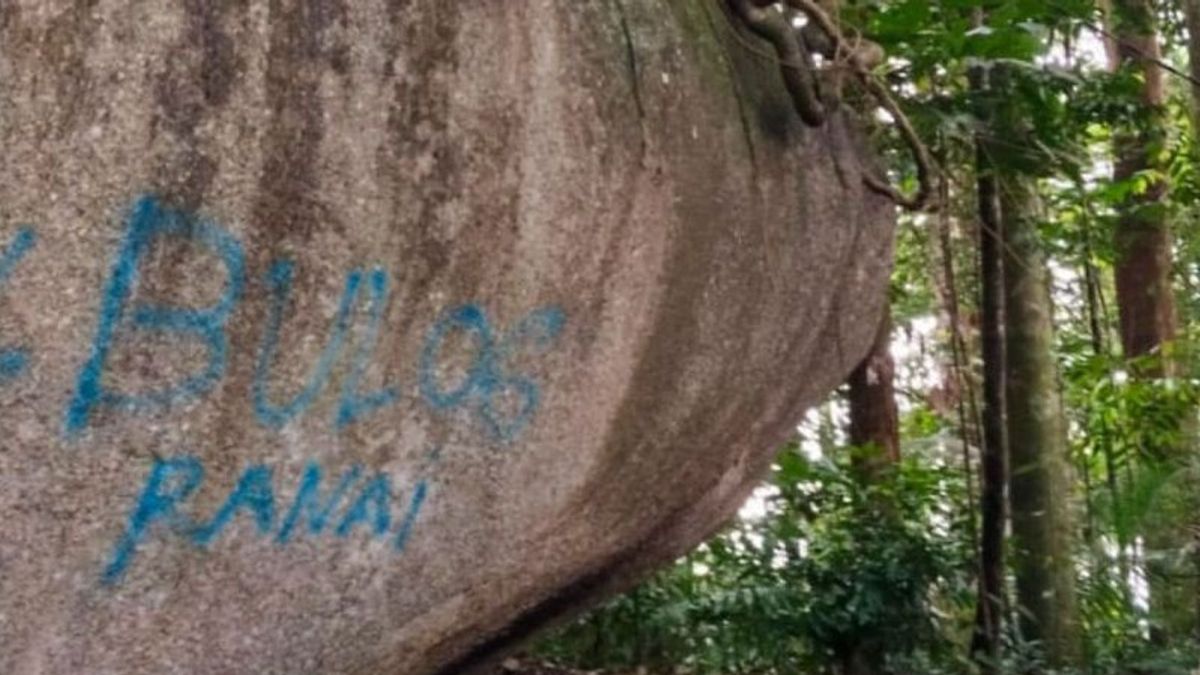 Aktivis lingkungan Geram Bebatuan Geosite di Natuna jadi Sasaran Vandalisme