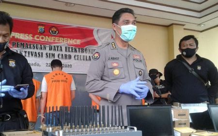 Polisi ungkap Aksi Pemalsuan Data SIM-Card di Manado