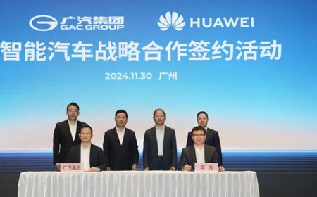 GAC dan Huawei Jalin Kerja Sama Bikin Merek NEV Premium Baru