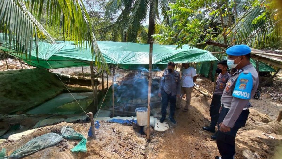 Kembali Beroperasi, Polisi Tertibkan Tambang Emas Ilegal di Lombok Tengah