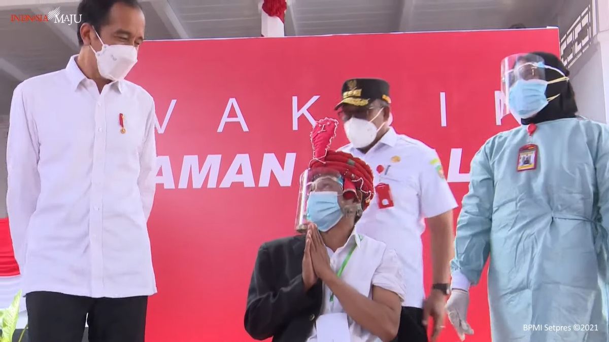 Président Jokowi: À Maluku, 116 000 Personnes Ont été Vaccinées