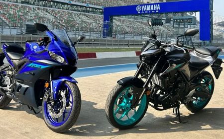 Untuk Kali Pertama MT-03 Meluncur di India Ditemani Yamaha R3