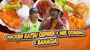 Makan Katsu Geprek Pakai Sambal Penyet, Bikin Rezy dan Alme Kenyangnya Pol 