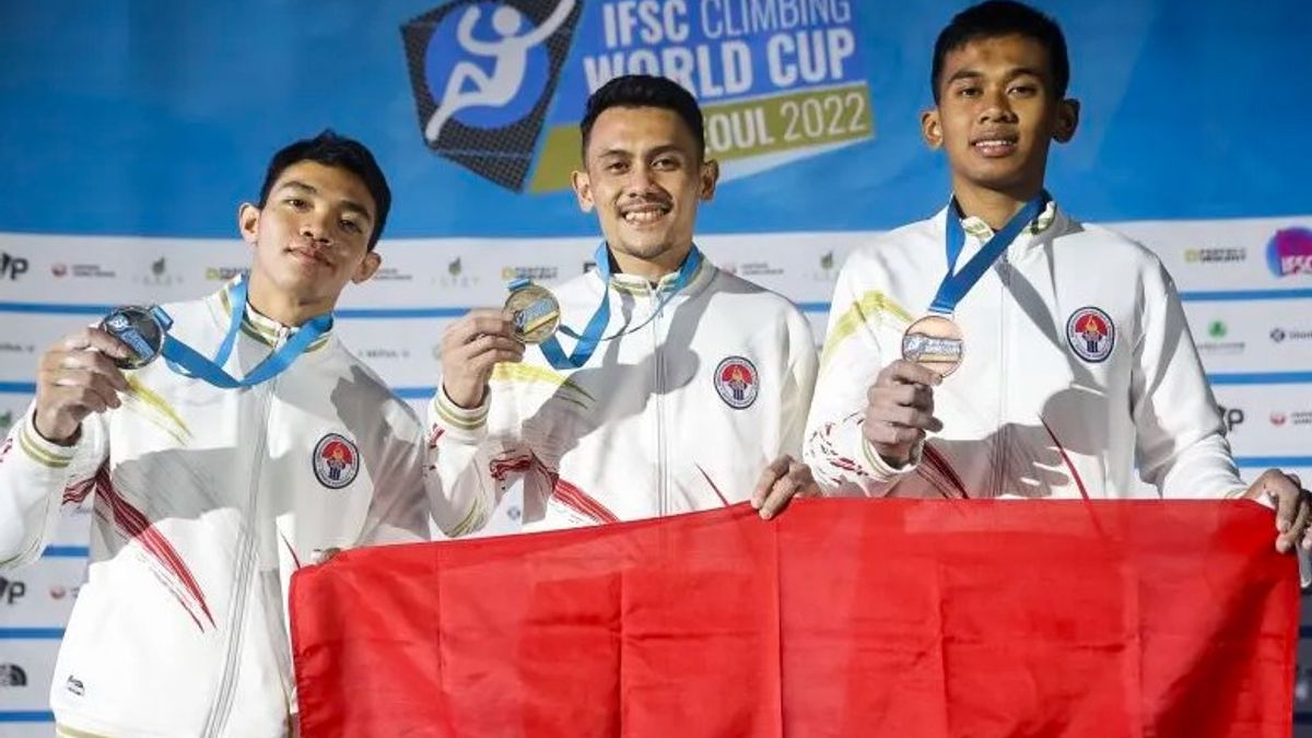 Indonesia Borong Podium Piala Dunia Panjat Tebing 2022 di Seoul