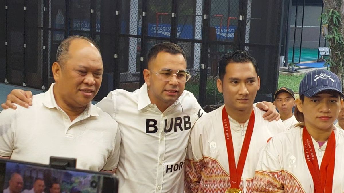 Raffi Ahmad Shares IDR 500 Million Appreciation Award To The 2024 Paris Paralympic Winner Athlete