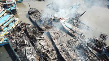 13 Kapal Terbakar di Tegal, Polda Jateng Masih Lakukan Olah TKP dan Periksa 4 Saksi Mata